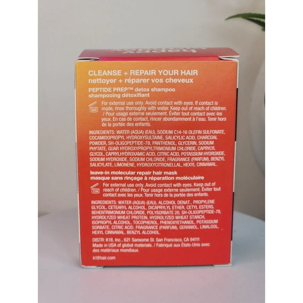 K18 Biomimetic Hairscience Sephora Beauty Insider Peptide Prep Shampoo & Mask